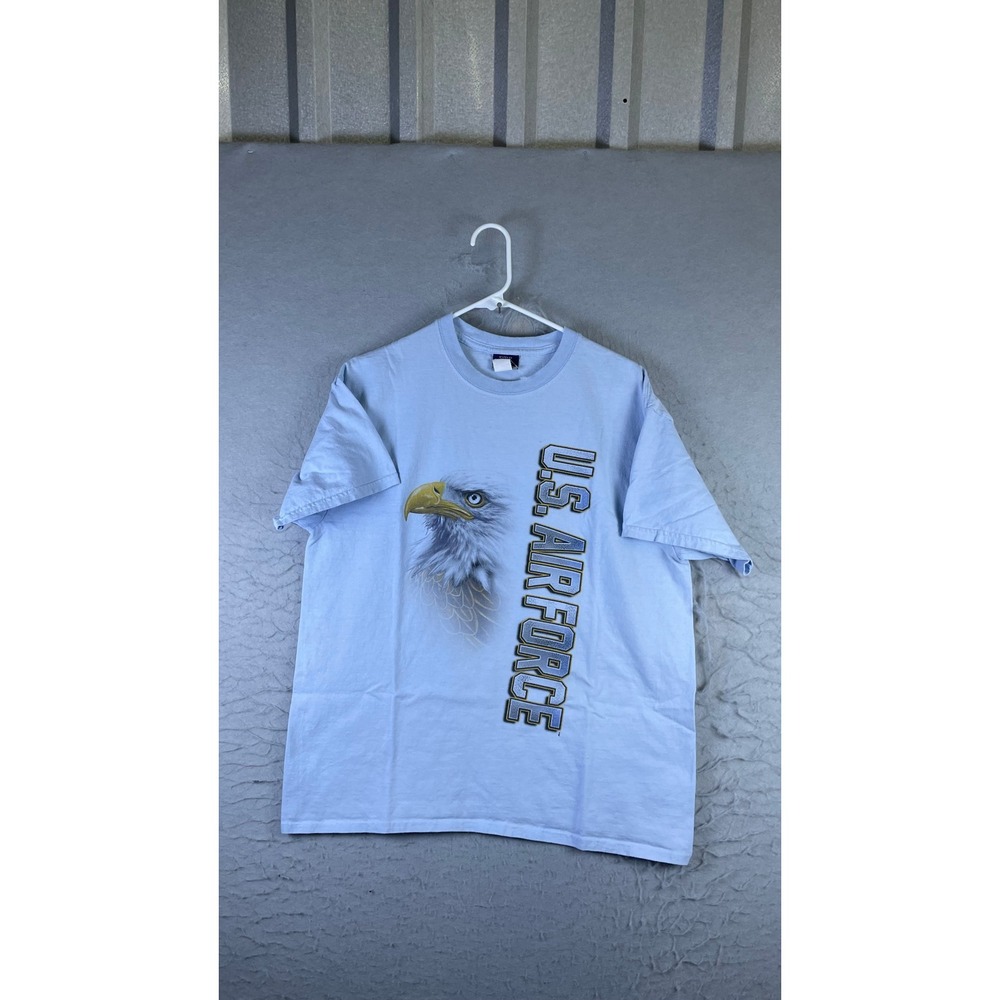 MV Sport T-Shirt Mens Large Blue Excellent U.S. Air Force Eagle Graphic Tee